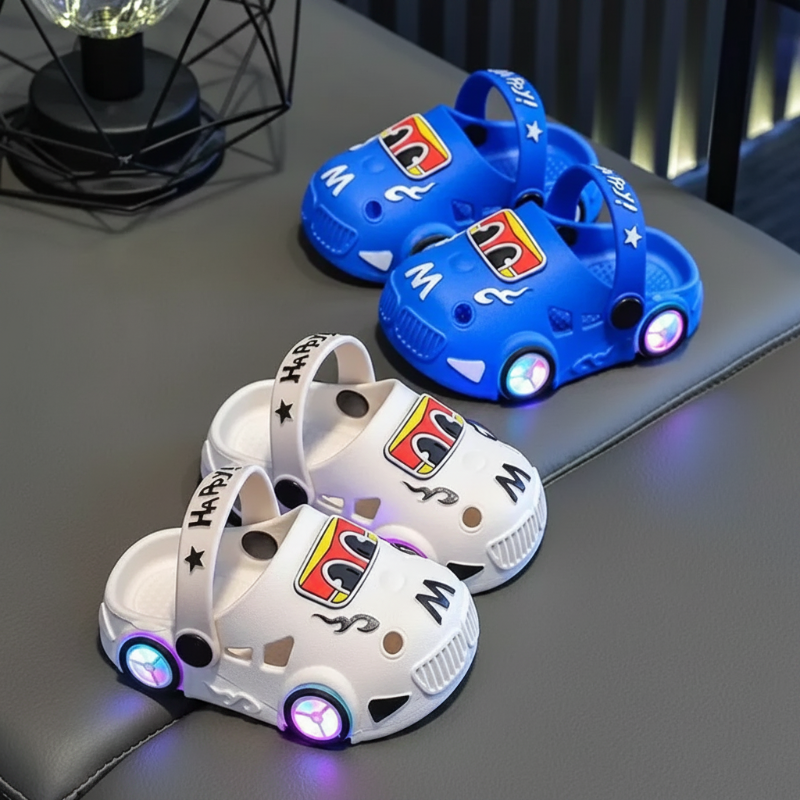 GlowRun – Élégantes et ludiques – Pantoufles LED pour la voiture