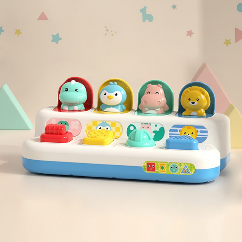 Pop Up Activity Toy – Découvrir et apprendre – Jouets sensoriels pour bébés