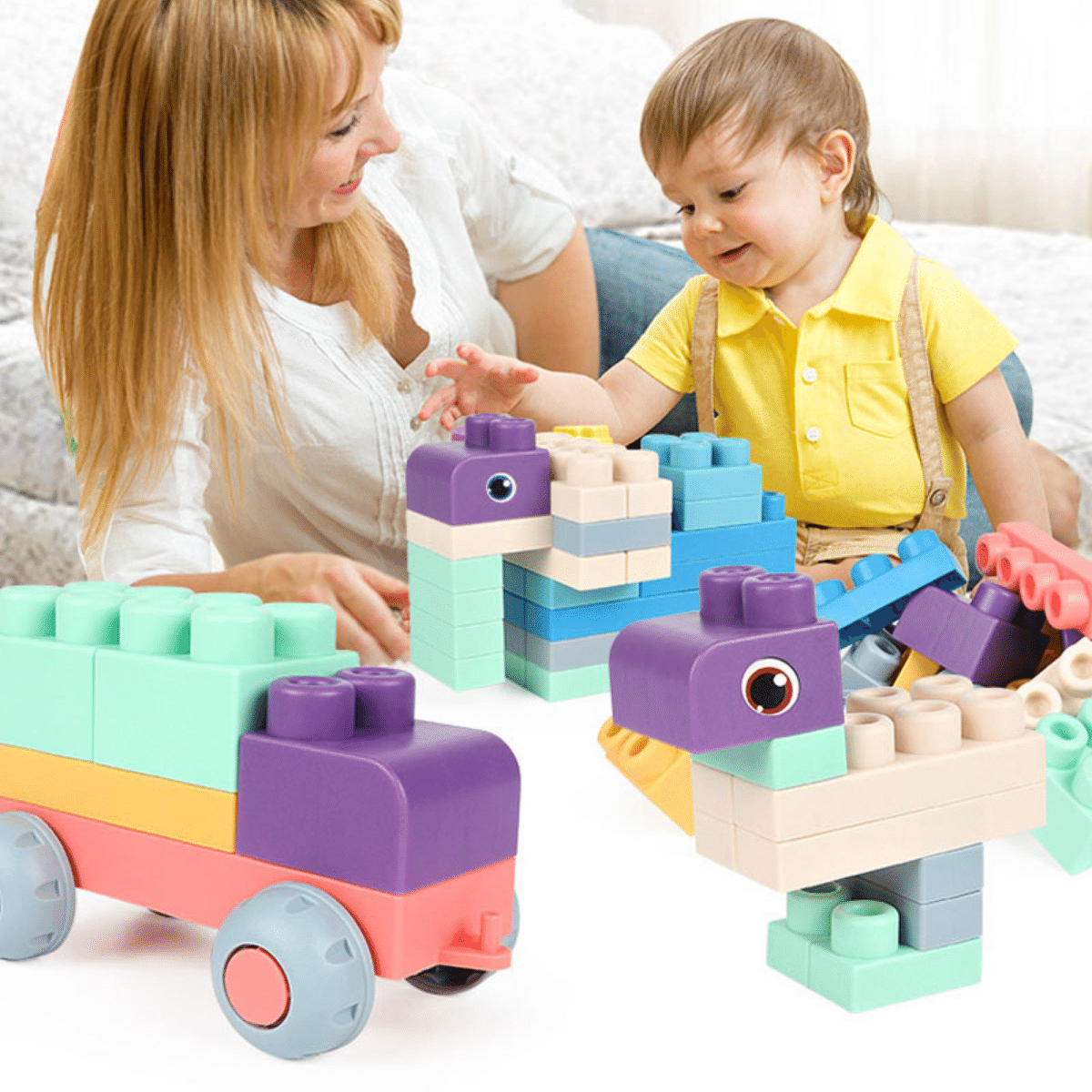 Soft Building Blocks™ - Construire en s'amusant - Blocs de construction souples