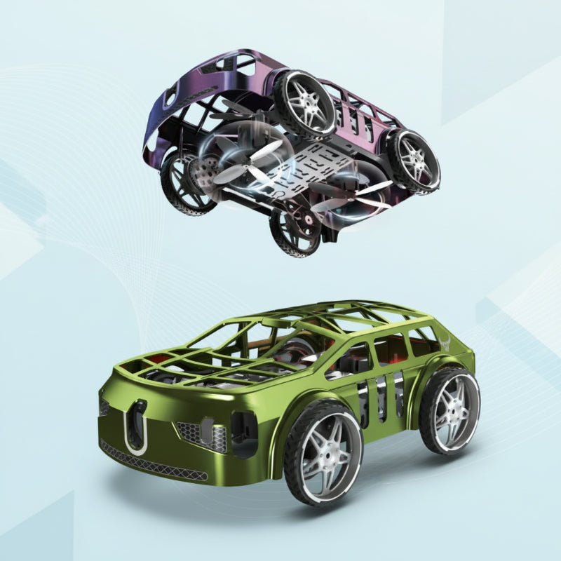 SkyDrive – Innovant et spectaculaire – Voiture volante et drone RC 2 en 1 avec éclairage LED