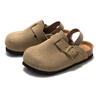 Thumbnail for LittleWalk – Confortables et tendance – Sandales sabots en daim