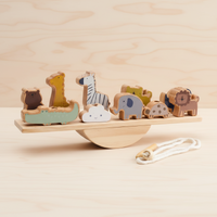 Thumbnail for Wooden Forest Blocks – Créativité et développement – Jeu de blocs empilables en bois