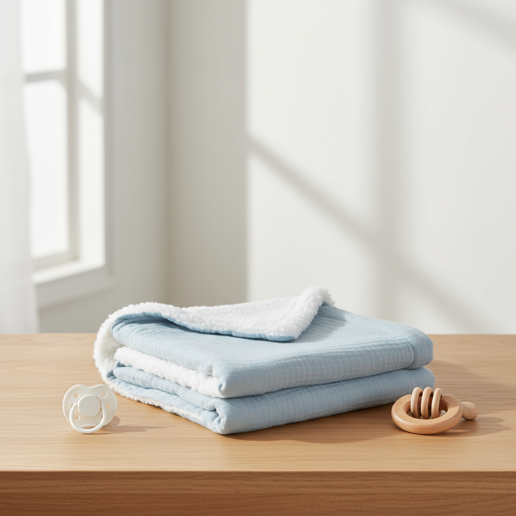 SnuggleBear – Couverture bébé épaisse et douce Premium