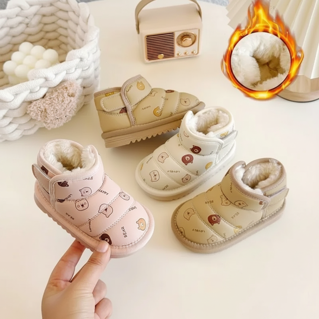 LittleSnow – Chaudes et mignonnes – Bottes pour enfants avec doublure douce
