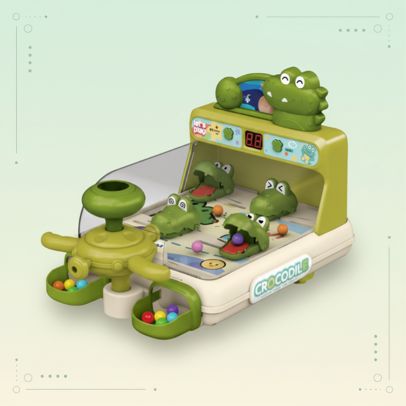 Crocodile Pinball Game – Interactif et ludique – Jeu d'arcade Crocodile