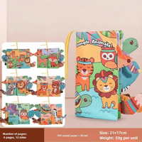 Thumbnail for SoftTails – Coloré et sensoriel – Livre à rabats pour bébé
