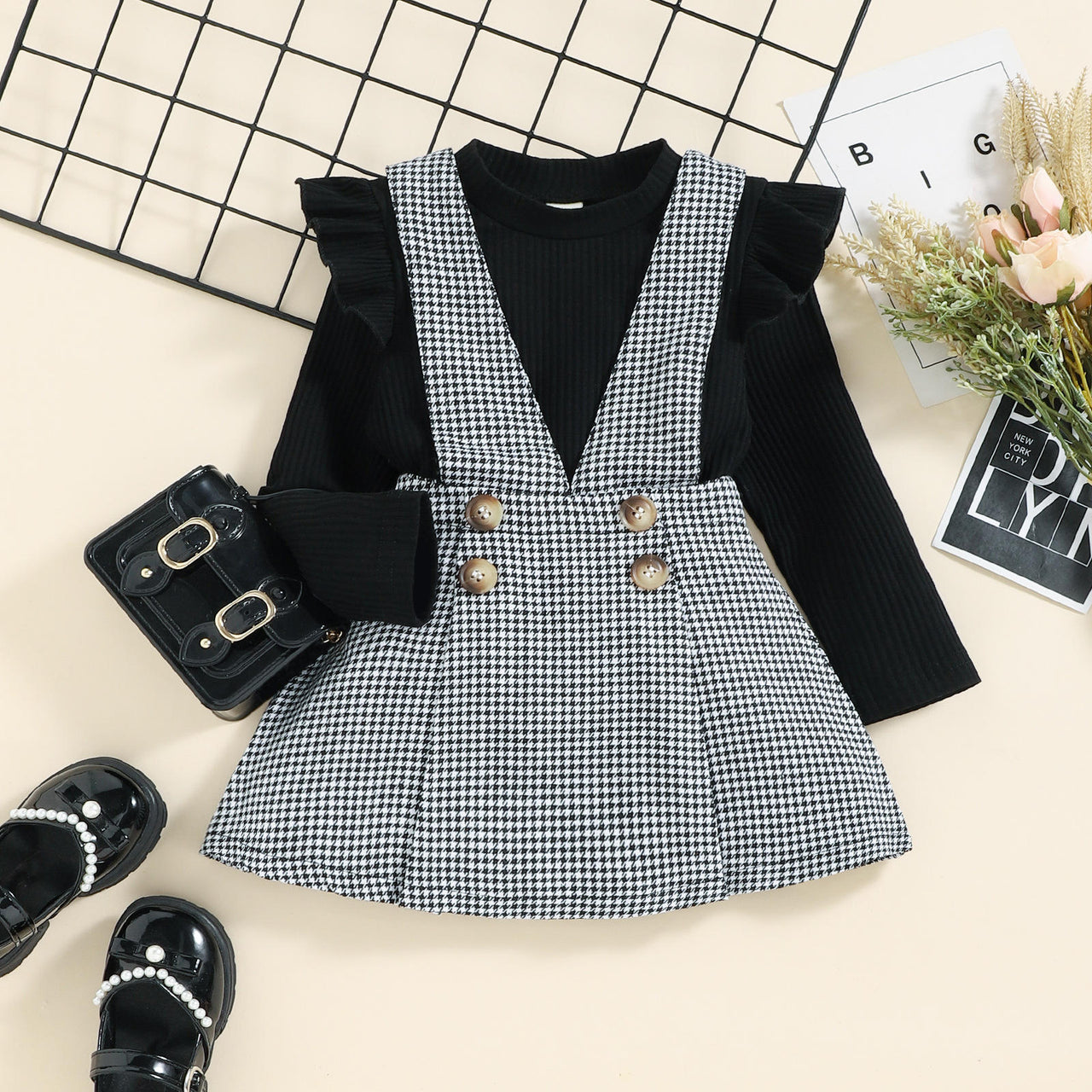 Mini Fashion - Mignon et élégant - Ensemble de robes deux pièces