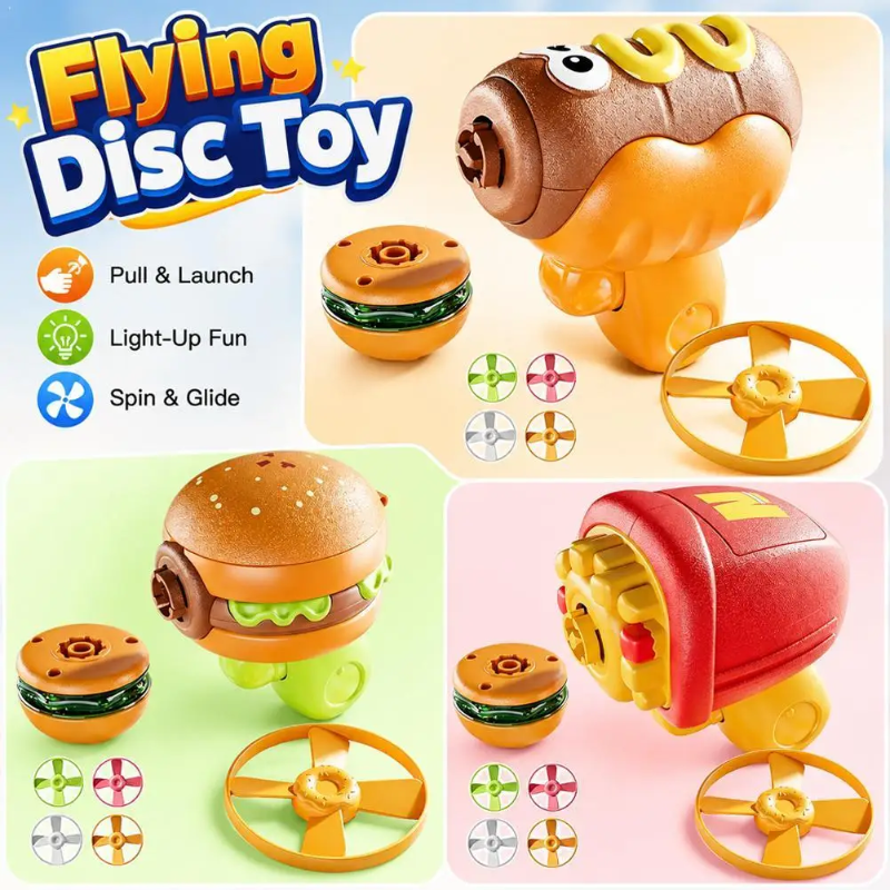 Flying Disk Toy – Créativité et mouvement – Gyro Gun