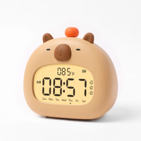 Thumbnail for CappyClock – Mignon et polyvalent – Réveil numérique pour enfants avec veilleuse