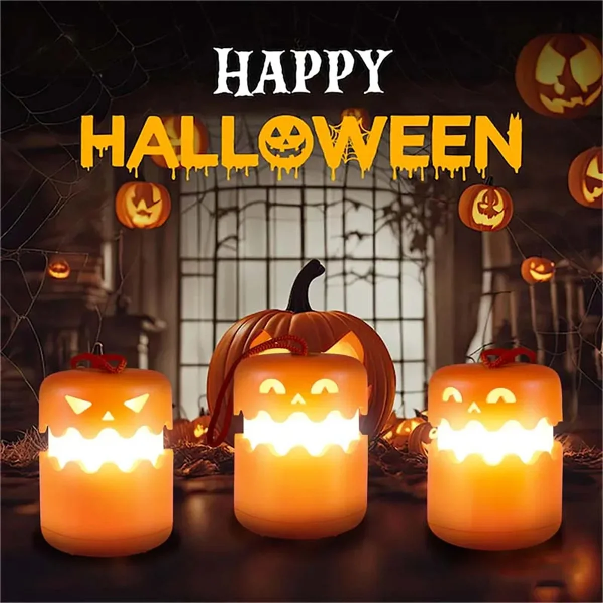 SpookyLight – Festif et unique – Lampe d'Halloween en citrouille