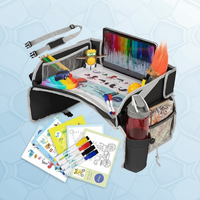 Thumbnail for TravelBuddy – Auto & Indispensables – Plateau de voyage pliable pour enfants
