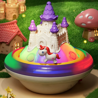 Thumbnail for SpalshCastle – Magique et interactif – Ensemble de jeu « Château flottant de la licorne »