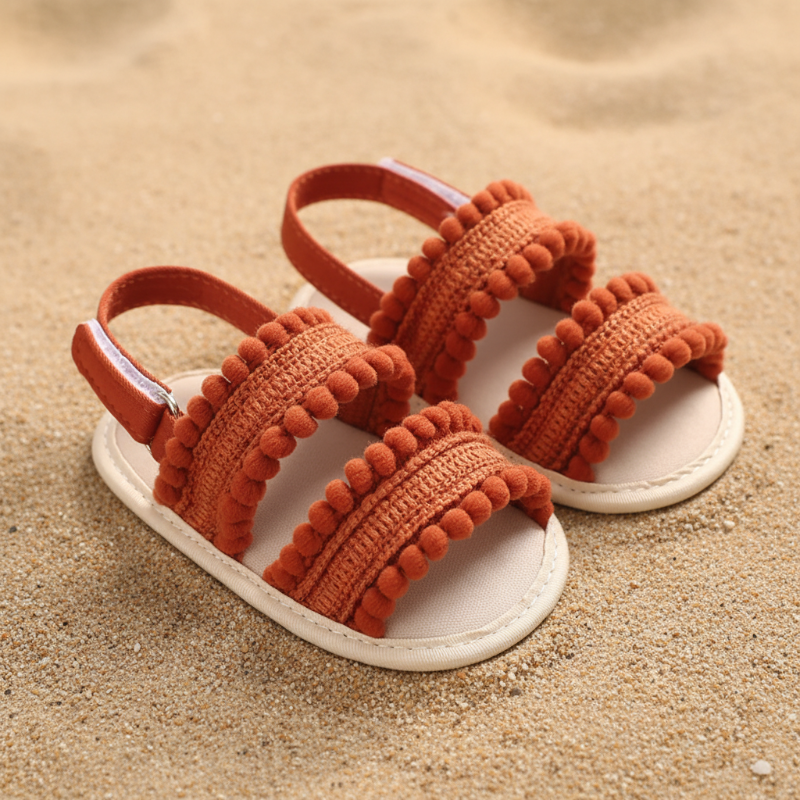 Baby Girls Sandals – Douceur et confort – Sandales d'été