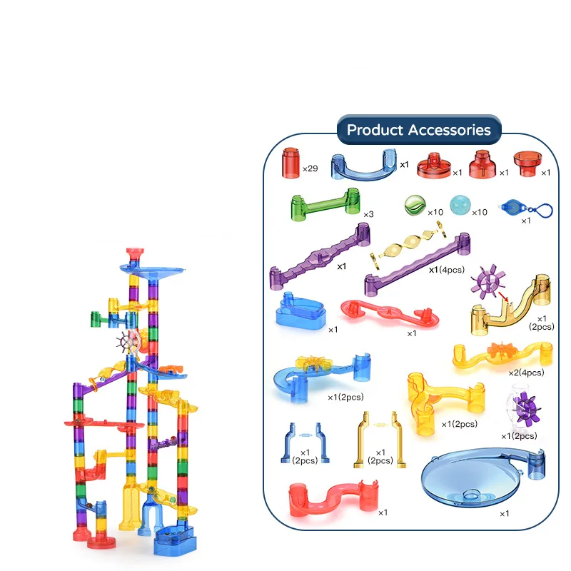 MarbleRun – Sûr et éducatif - Jeu de construction sur rails en marbre
