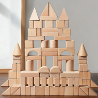 Thumbnail for BlockyFun – Créatif et éducatif – Coffret de 100 blocs de construction en bois
