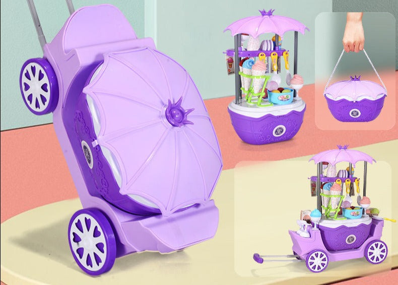 Candy Cart™ - Jeux sucrés sur roues - Chariot à glaces pour enfants