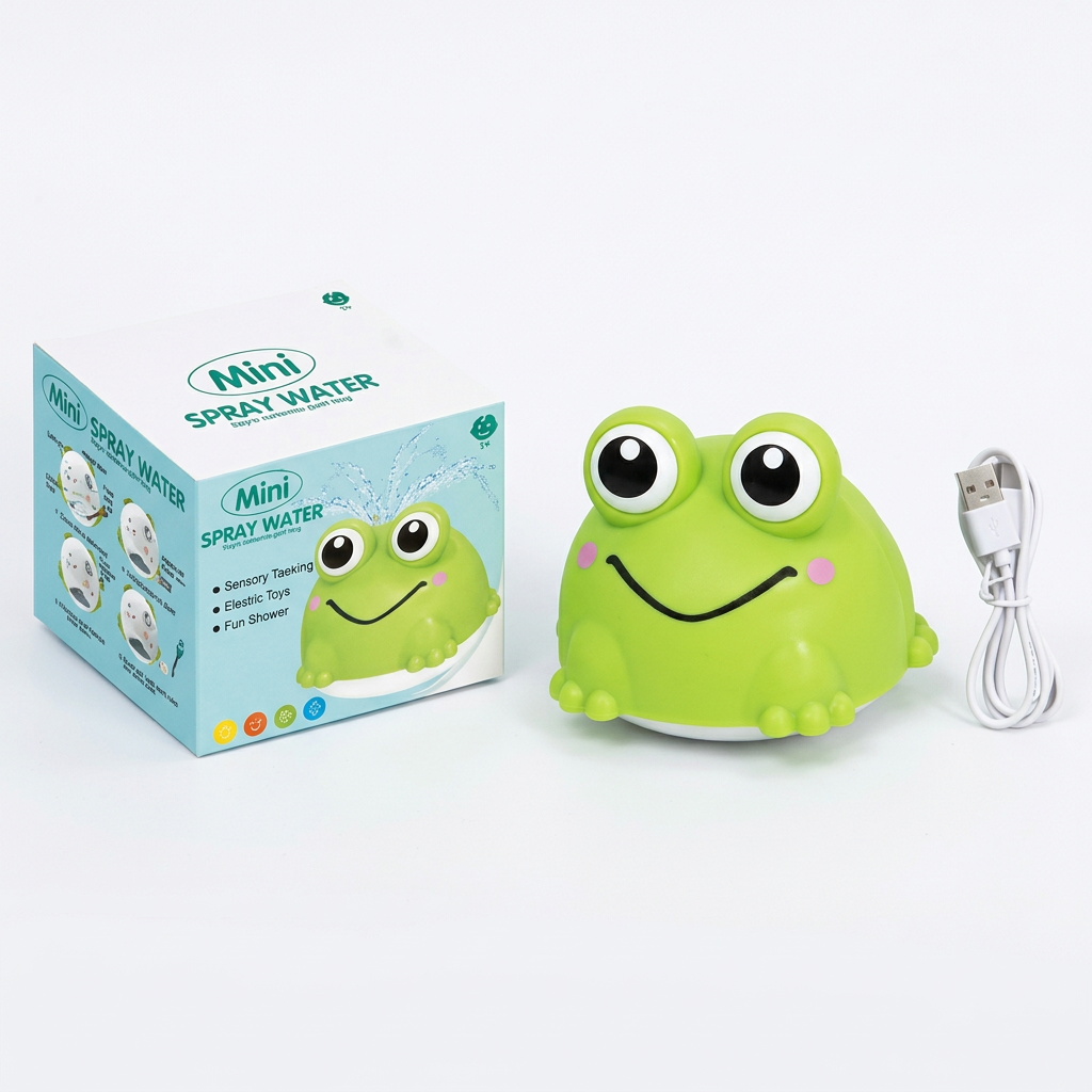 FrogSplash – Joyeux et interactif – Fontaine à eau automatique
