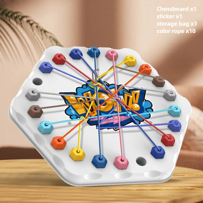 Color Rope Logic Game – Réflexion et interaction – Jeu de société