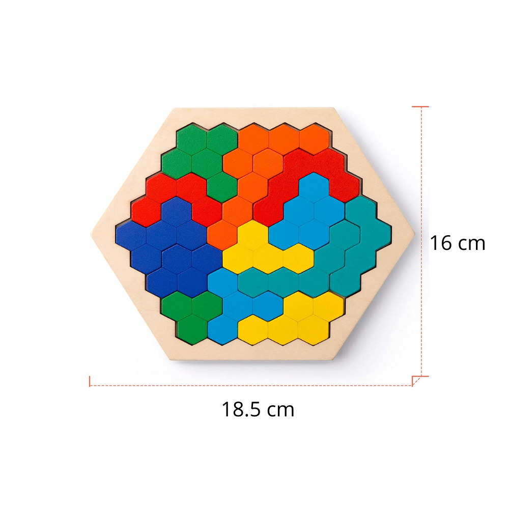 Hexagon Puzzle™ - Solutions sans fin - Puzzle géométrique