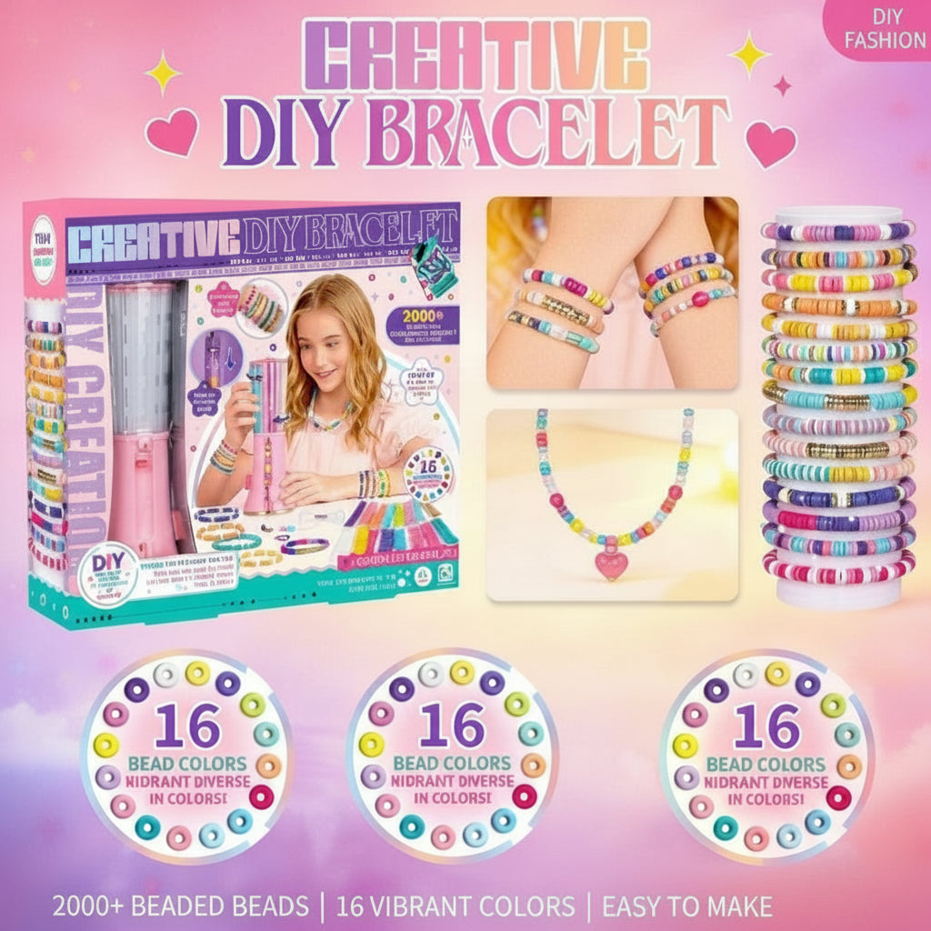 BeadMaster – Créativité et éducation – Kit de création de bracelets à faire soi-même