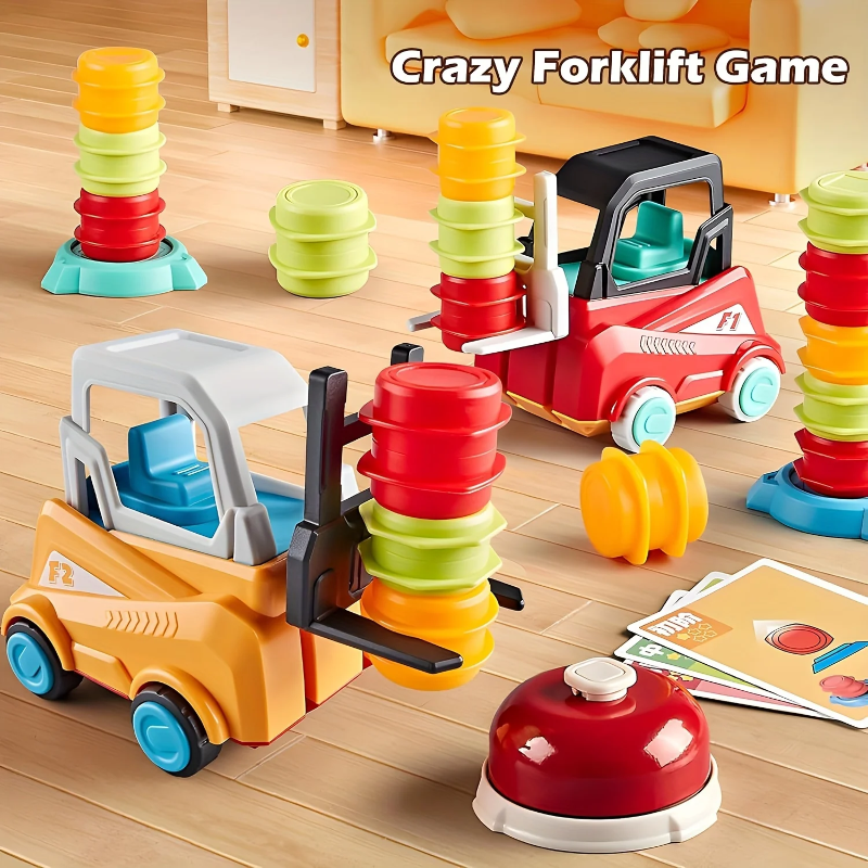 LittleBuilders – Interactif et sûr – Kit de jeu « Chariot élévateur »