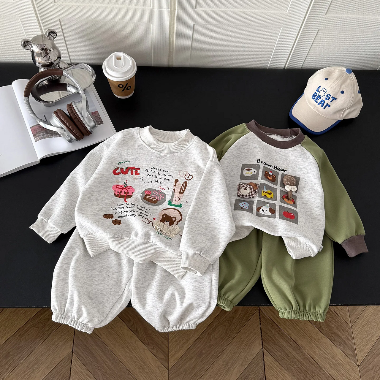 MiniBuddy – Doux et pratique – Ensemble de pulls à manches longues pour enfants