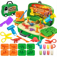 Thumbnail for DinoMaker – Créativité et jeu – Kit de modelage « Dinosaures » avec moules et outils