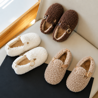 Thumbnail for WarmSteps – Confortables et douillets – Chaussons d'hiver en peluche pour enfants