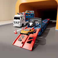 Thumbnail for CarHauler – Ludique et aventureux – Kit de jeu « Transporteur de voitures » avec des voitures de course