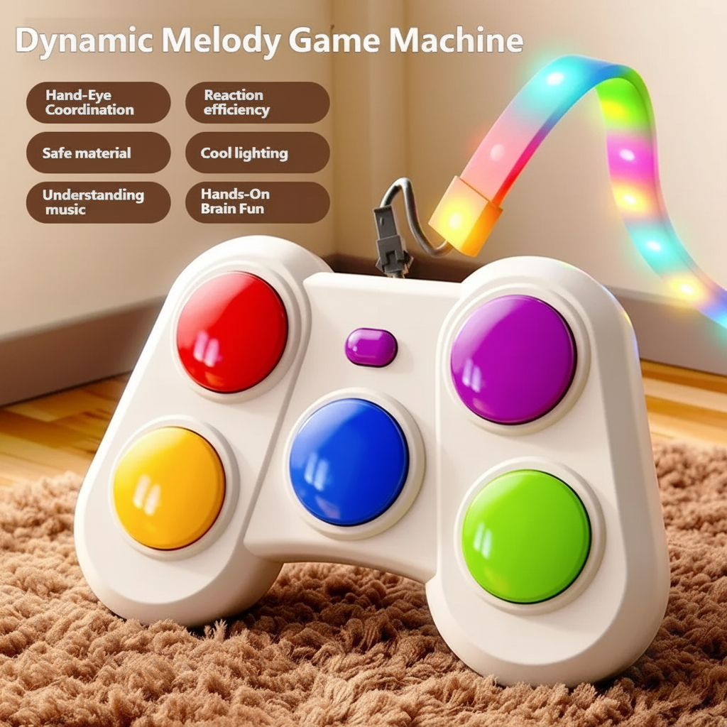 ColorRush – Ludique et stimulant – Jeu de réaction lumineux avec des boutons de couleur