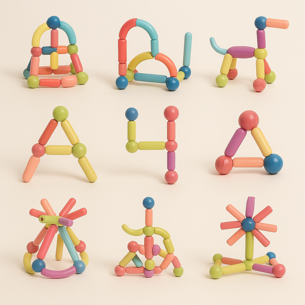 Magnet Toys™ - Soyez créatif avec des aimants - Bâtons magnétiques