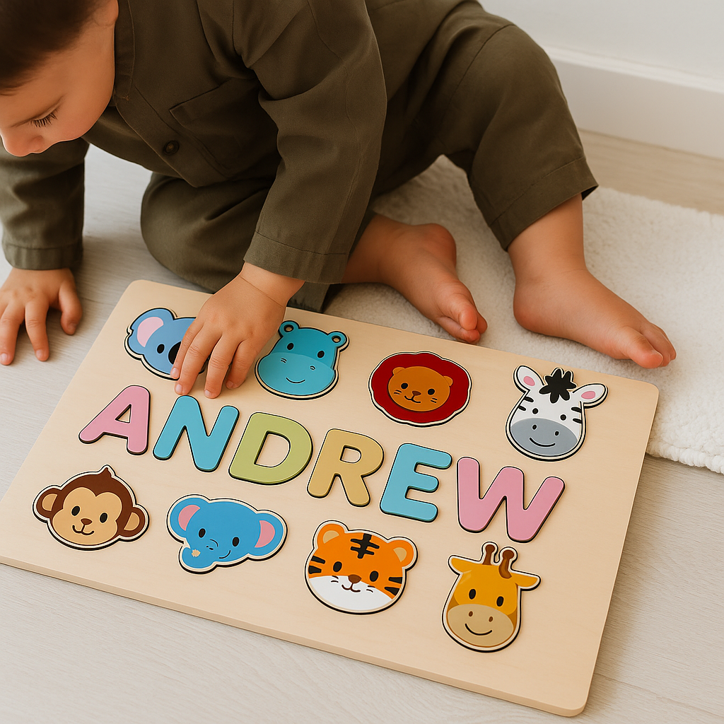 Woods™ - Ton propre badge ! - Puzzle de noms