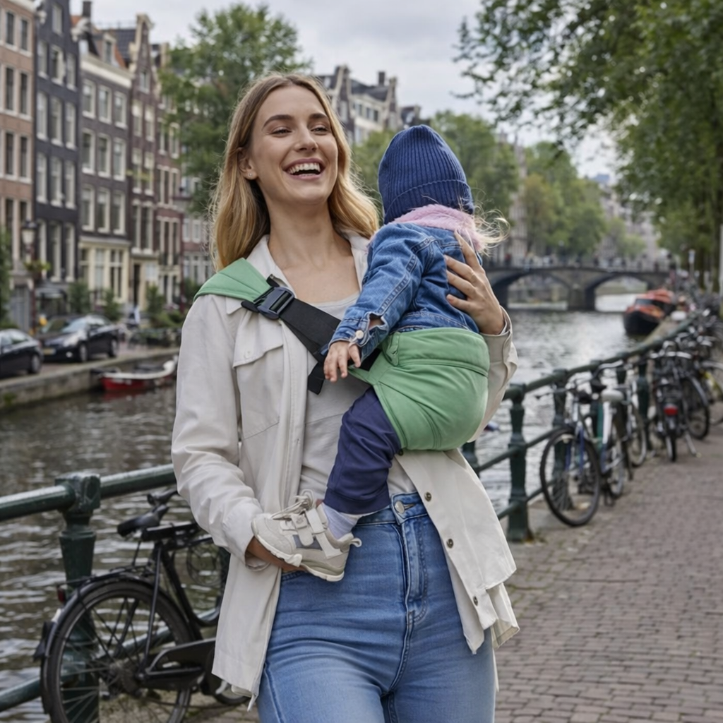 Baby Sling Carrier - Sangle extra large - Porte-bébé ergonomique