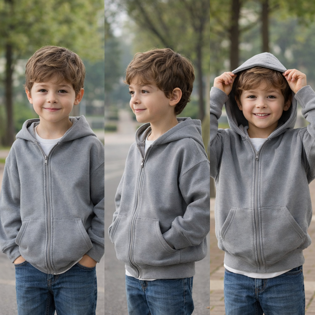 YoungStyle – Tendance et pratique – Sweat à capuche pour enfants