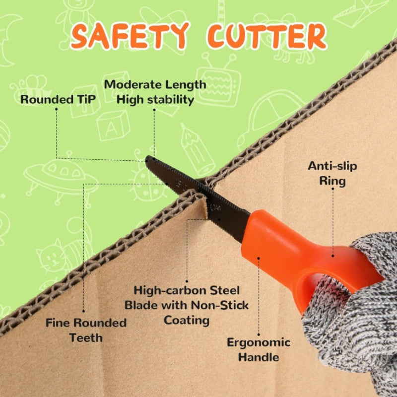 ToolMaster – Le kit d'outils idéal pour les amateurs de bricolage en carton – Kit d'outils pour enfants