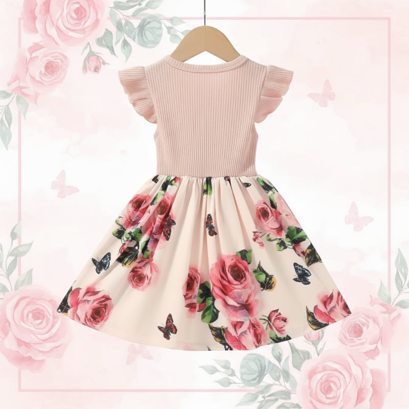 Garden Dress – Été & Fraîcheur – Robe à fleurs pour filles