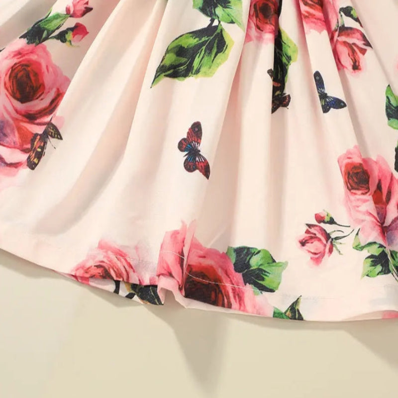 Garden Dress – Été & Fraîcheur – Robe à fleurs pour filles