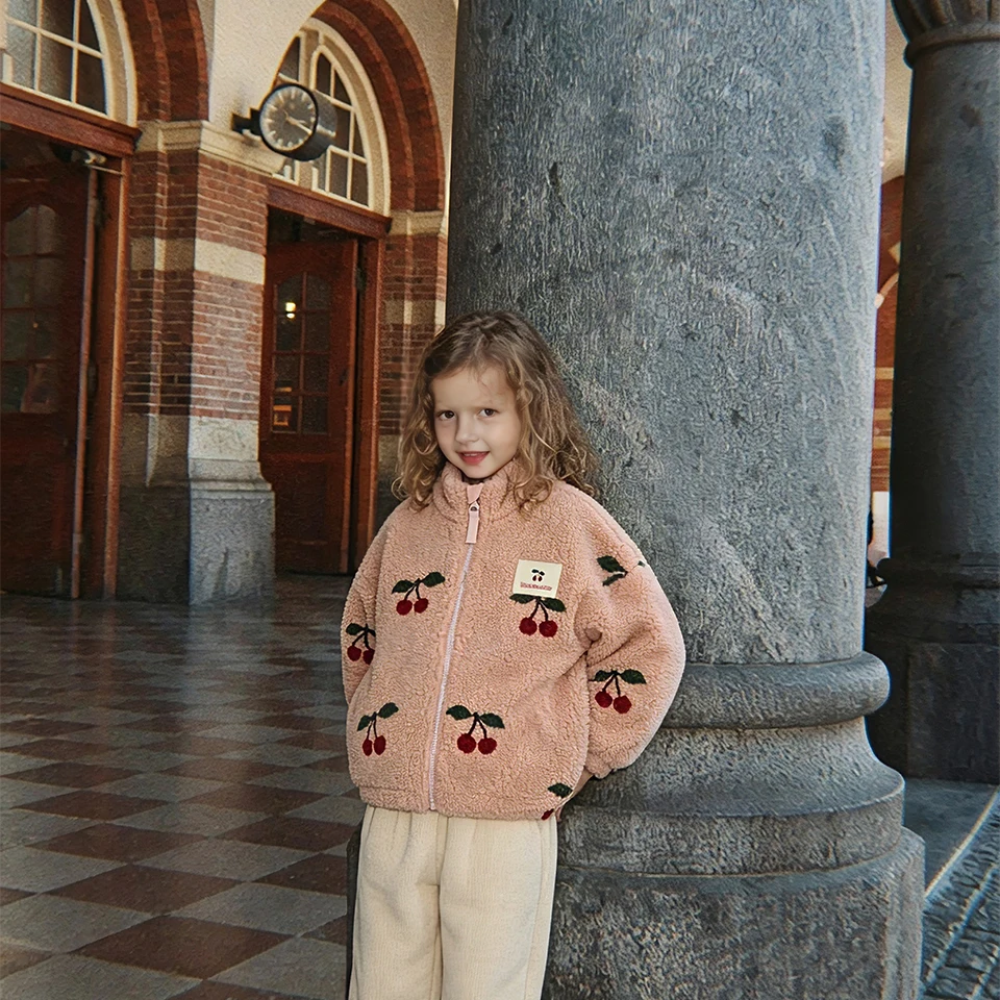 WarmHug – Confortable et tendance – Veste polaire pour enfant aux imprimés ludiques