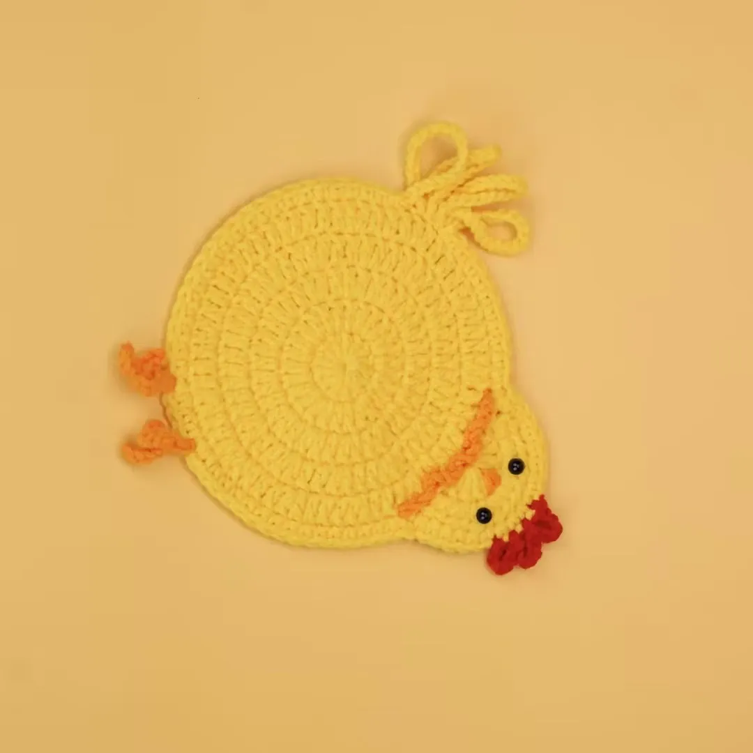 FunnyCritter – Drôle et original – Set de table « Animaux au crochet »