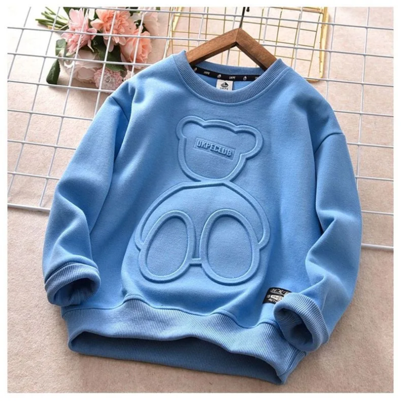 LittleCloud – Confortable et douillet – Pull avec motif d'ours en 3D