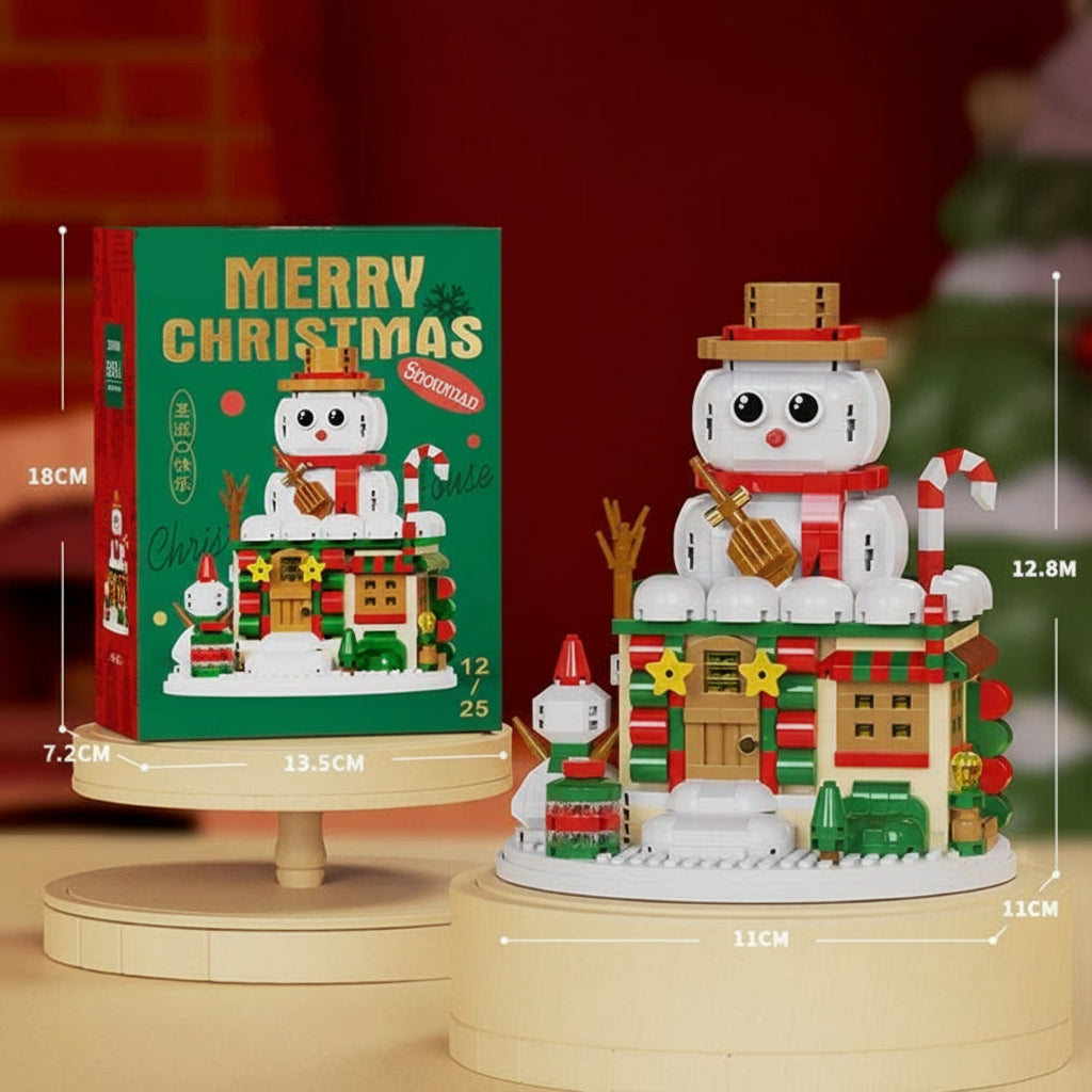 HolidayBlocks – Joyeux et décoratif – Mini-briques de Noël