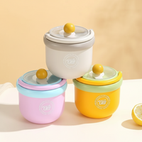 Thumbnail for MealMate – Pratique et isolant – Bol à déjeuner en acier inoxydable avec cuillère