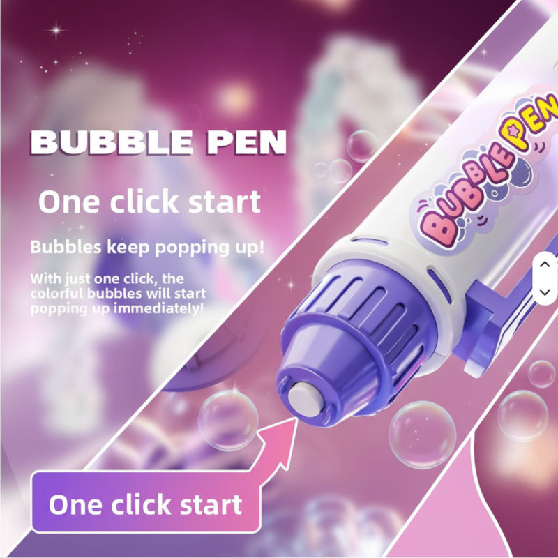 Fun Bubble Maker Pen – Ludique et éducatif – Stylo à bulles