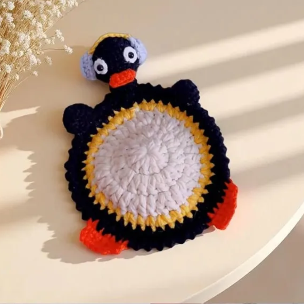 FunnyCritter – Drôle et original – Set de table « Animaux au crochet »