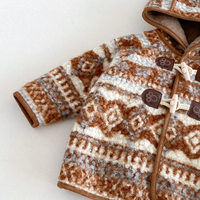 Thumbnail for LittleWarm – Confortable et élégant – Manteau d'hiver au motif Fair Isle