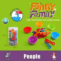 Thumbnail for Rainbow Teddy Bears Toys™ - Éducatif et créatif - Oursons à compter arc-en-ciel