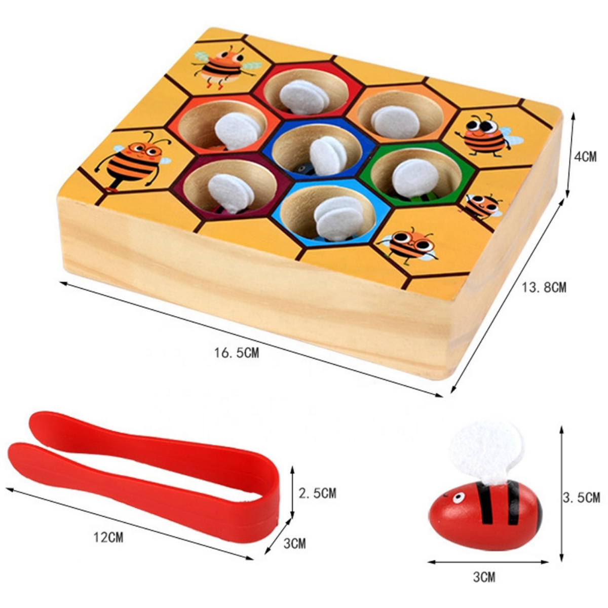 Woods™ - Motricité fine - Puzzle de triage des abeilles