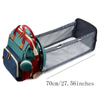 Thumbnail for TravelNest – Toujours un endroit pour se reposer – Sac à langer 2 en 1 avec lit bébé