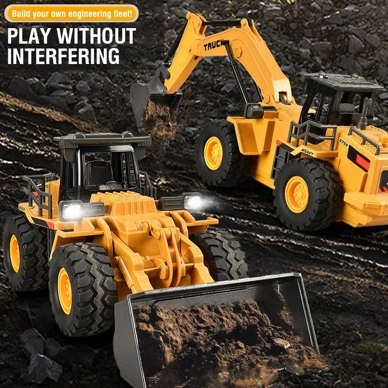 Power Machines – Réaliste et éducatif – Véhicule de chantier télécommandé