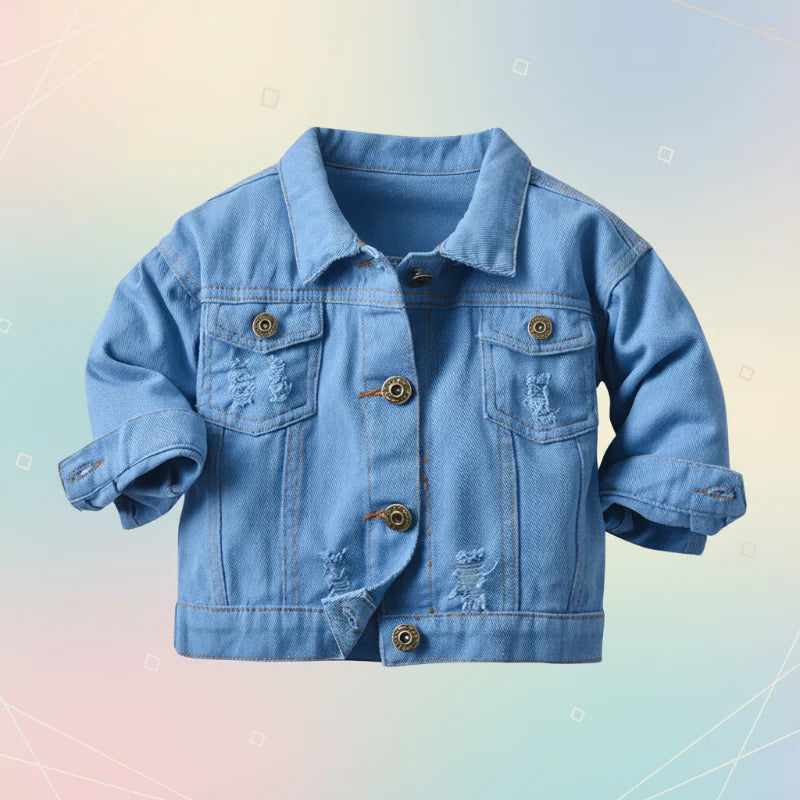 Candy Color Veste en jean – Veste en jean légère pour enfants